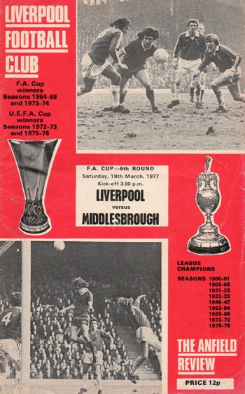 Match programme